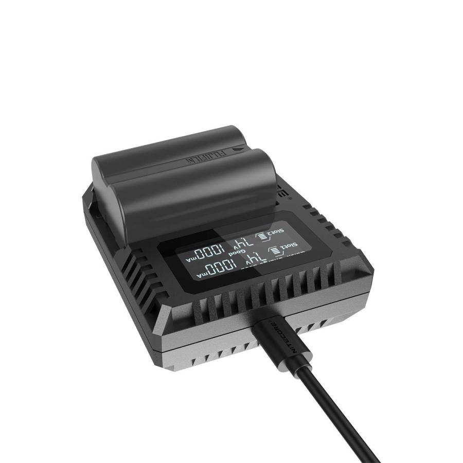 魅力の NITECORE FX3 DUAL SLOT USB CHARGER FOR FUJIFILM NP - W235 ( X-T4 GFX100S )