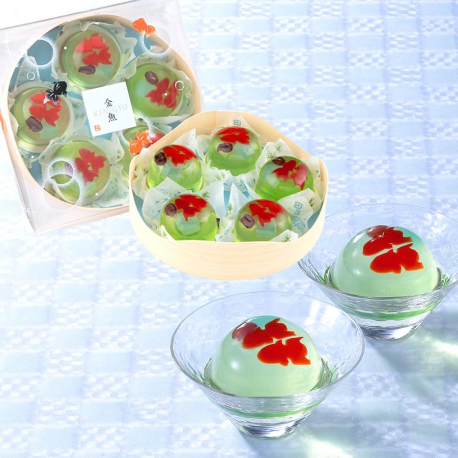 宗家 源吉兆庵 金魚 5個入(ギフト 手土産 スイーツ ゼリー お中元) の商品画像