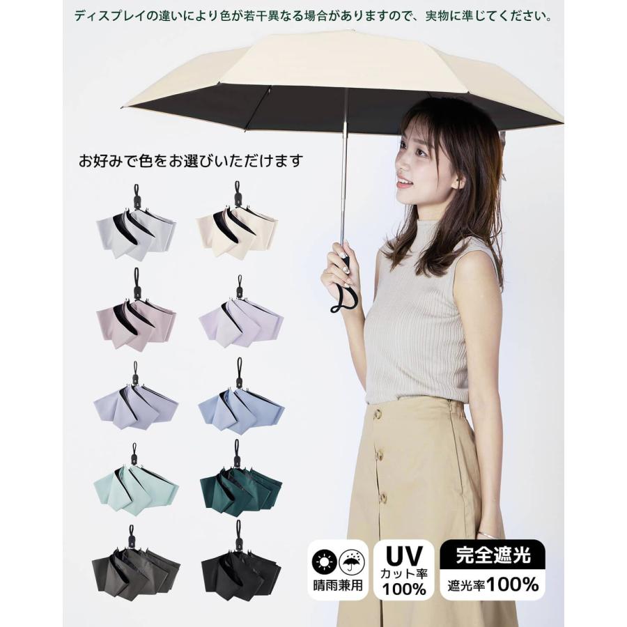 konciwa 日傘 軽量 189g-199g UVカット率 100% 完全遮光 遮熱 反射冷却 