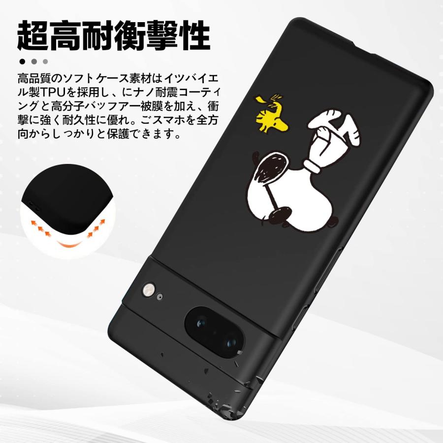 Google Pixel7a ケース TPU ソフトケース スヌーピー ピクセル7a ケース スマホケース 可愛い 韓国 おしゃれ ぐーぐるぴくせる7｜islandbs｜03