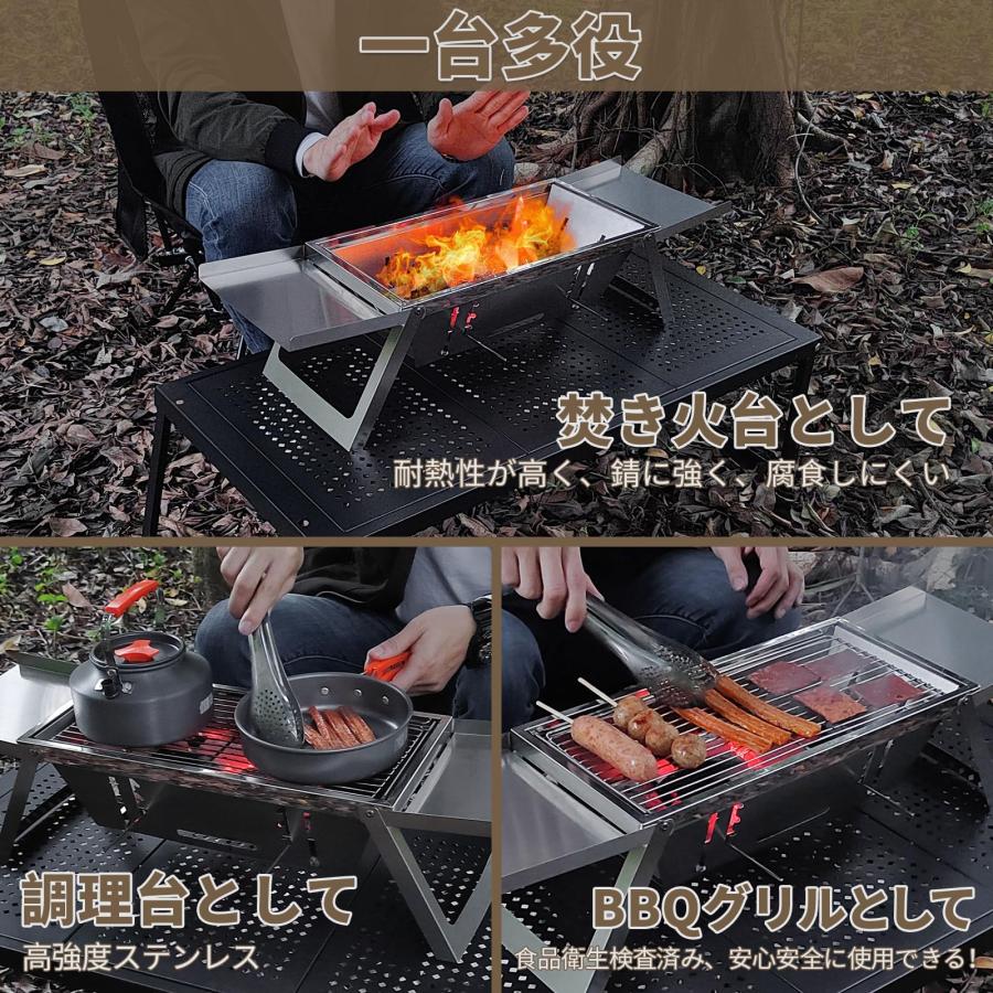 DesertFox 焚き火台 焚火台 バーベキュー コンロ コンパクト DesertFox 焚き火台 焚火台 バーベキュー コンロ コンパクト