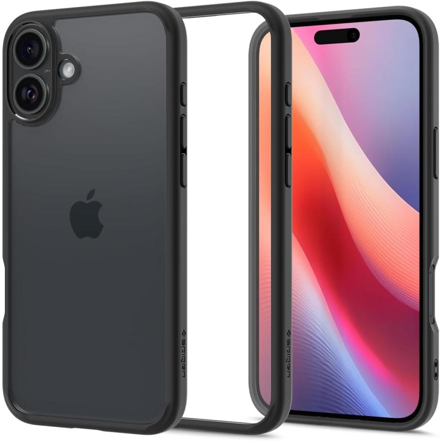 Spigen iPhone 16 Plus ケース クリア MagSafe対応 耐衝撃 ストラップ