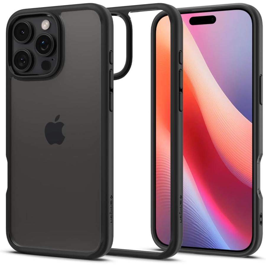 Spigen 【創業18年の技術力】iPhone 16 Pro ケース クリア ストラップ