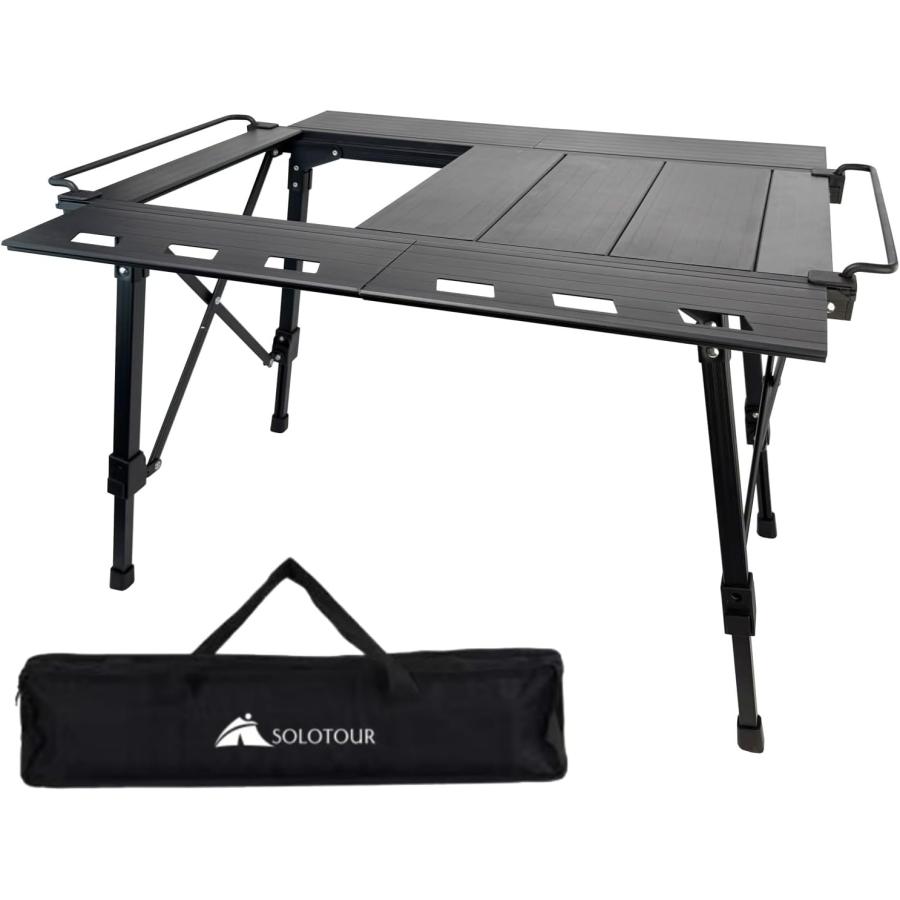 Solotour IGTテーブル アウトドア テーブル キャンプ 折り畳み アルミ