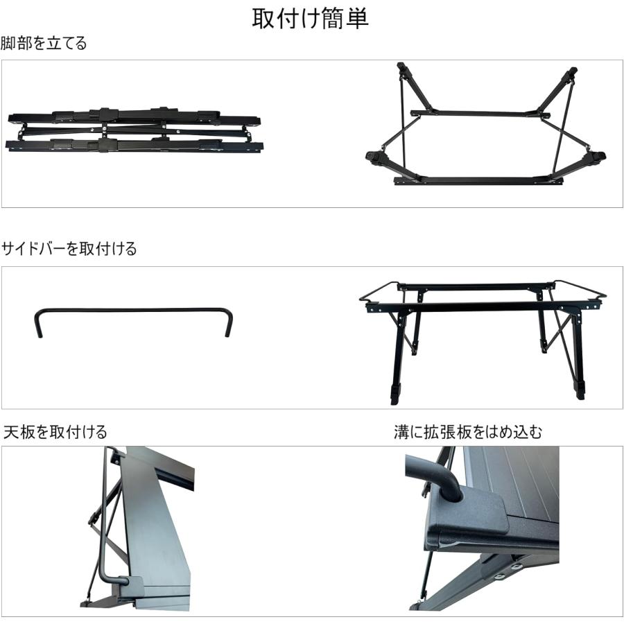Solotour IGTテーブル アウトドア テーブル キャンプ 折り畳み アルミ