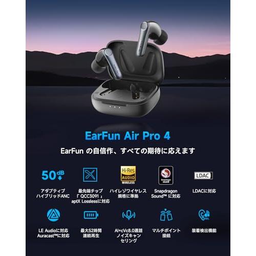 【新品未開封】Ear Fun Air Pro 4 『VGP 2025 』 Amazon.co.jp: 【VGP 2025 金賞】EarFun Air Pro 4 ワイヤレス