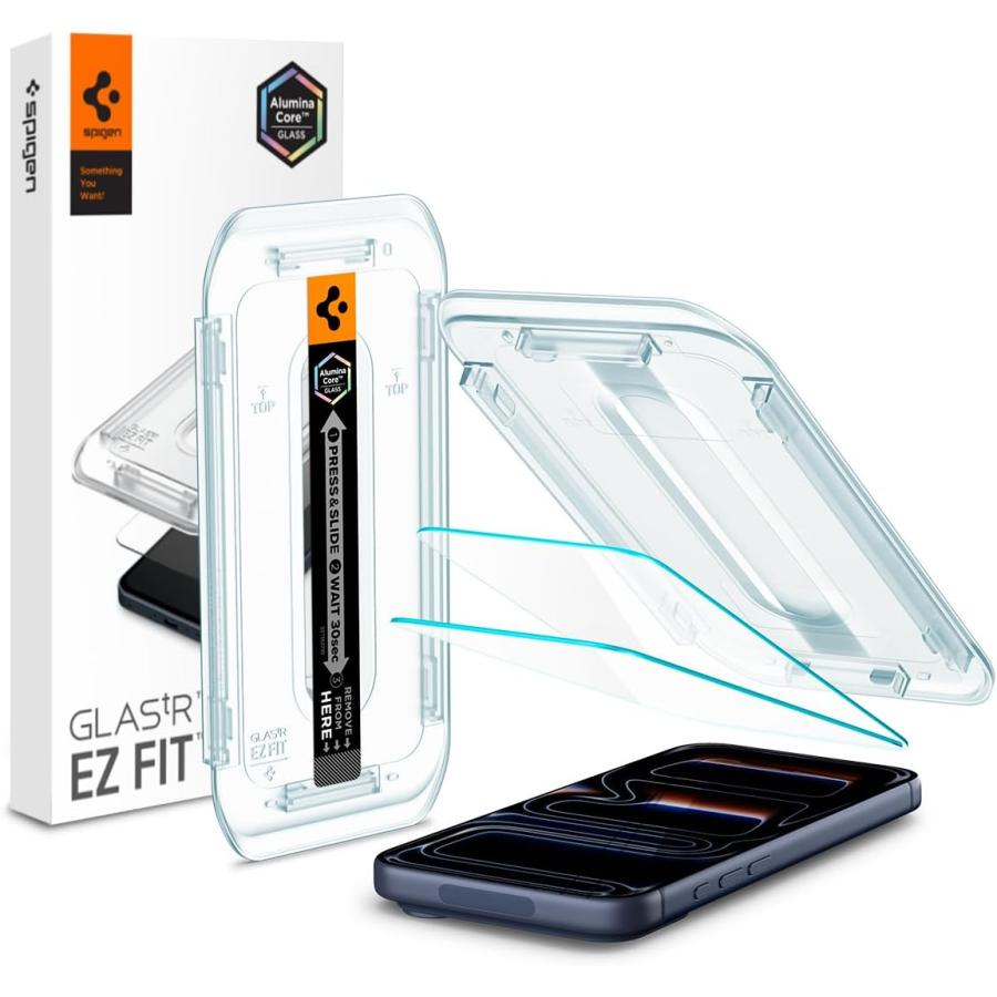 Spigen iPhone 17 ガラスフィルム Pro 16 対応 9H+硬度強化ガラス