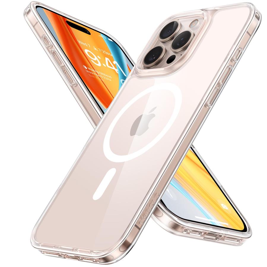 TORRAS iPhone16 Pro 用 ケース クリア MagSafe対応 極限耐黄変クリア・Magsafe対応】TORRAS iPhone 16 Pro Max 用
