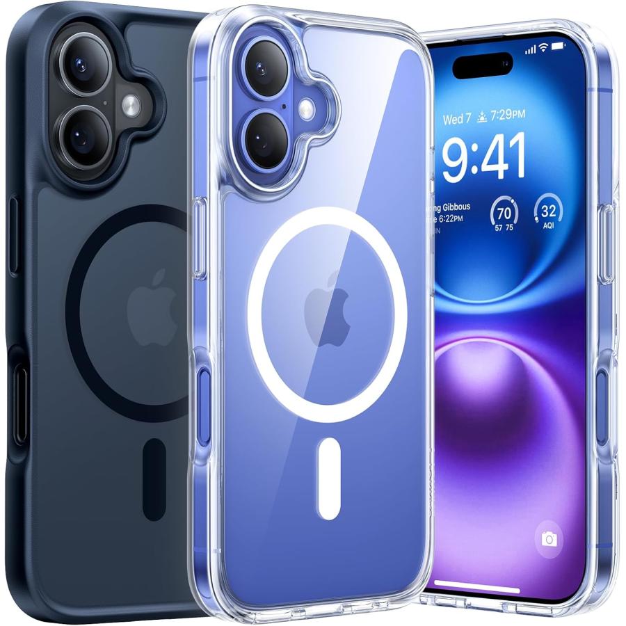 黄変99%遮断 × クリア持続技術】TORRAS iPhone 16 用 ケース クリア