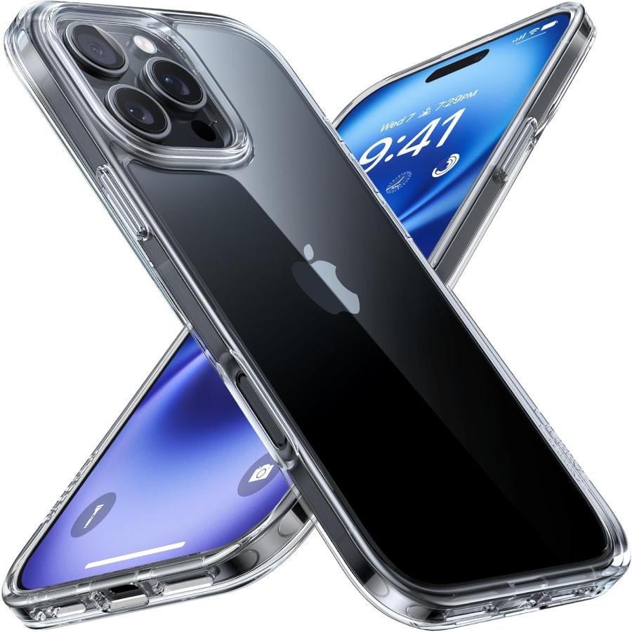 TORRAS iPhone 16 Pro 用 ケース【98%透明度・黄変防止】 透明