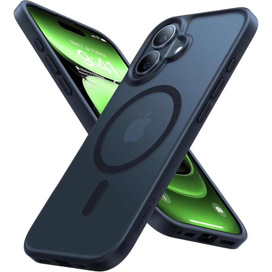 米軍進化・Magsafe対応】TORRAS iPhone 16 Plus 用 ケース カメラ