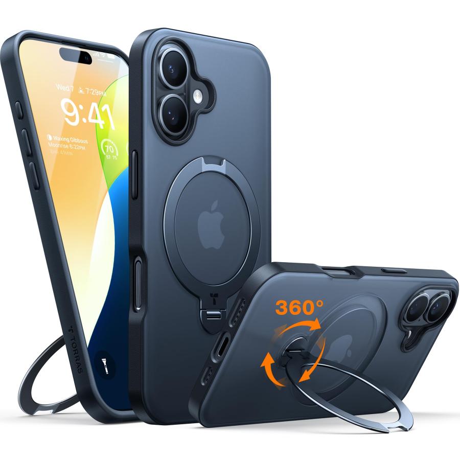 TORRAS iPhone 16 Pro 用 ケース【超剛性｜360° TORRAS iPhone 16