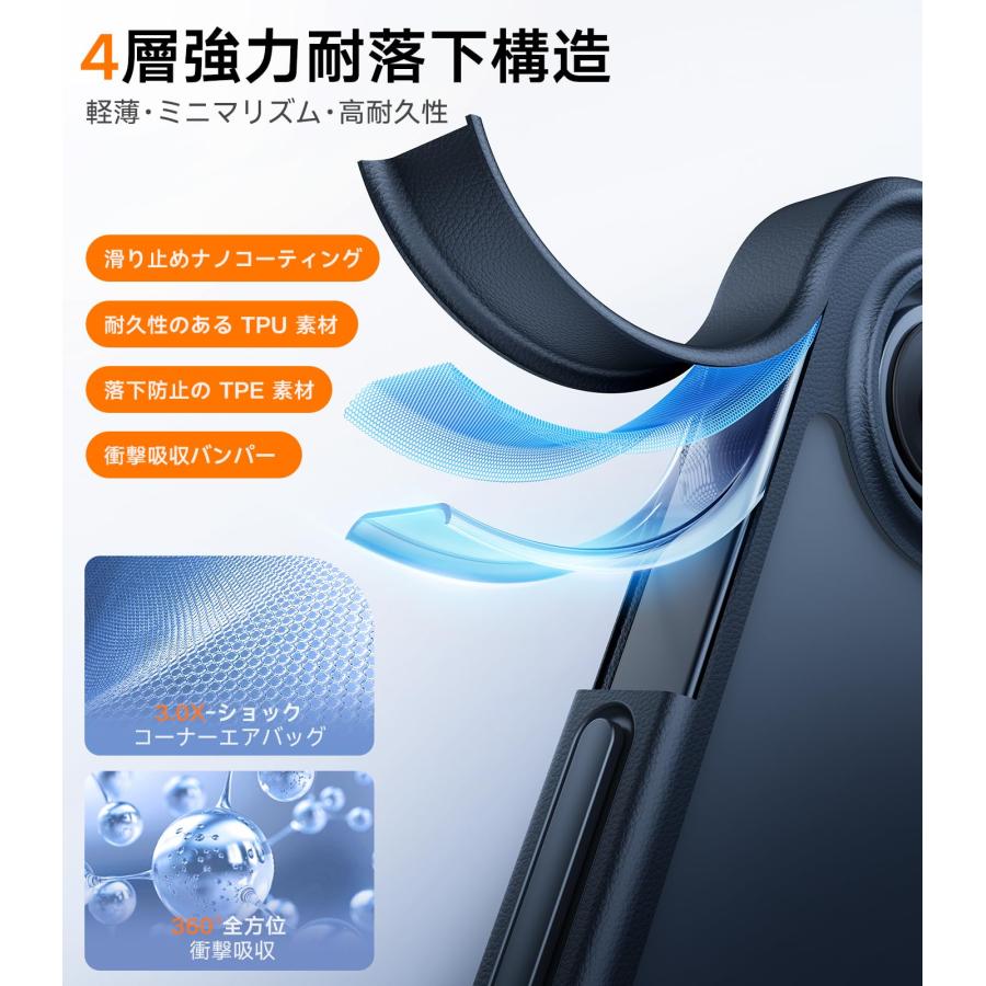 TORRAS iPhone 16e 用 ケース【米軍進化耐久性】 2025 半透明 耐衝撃