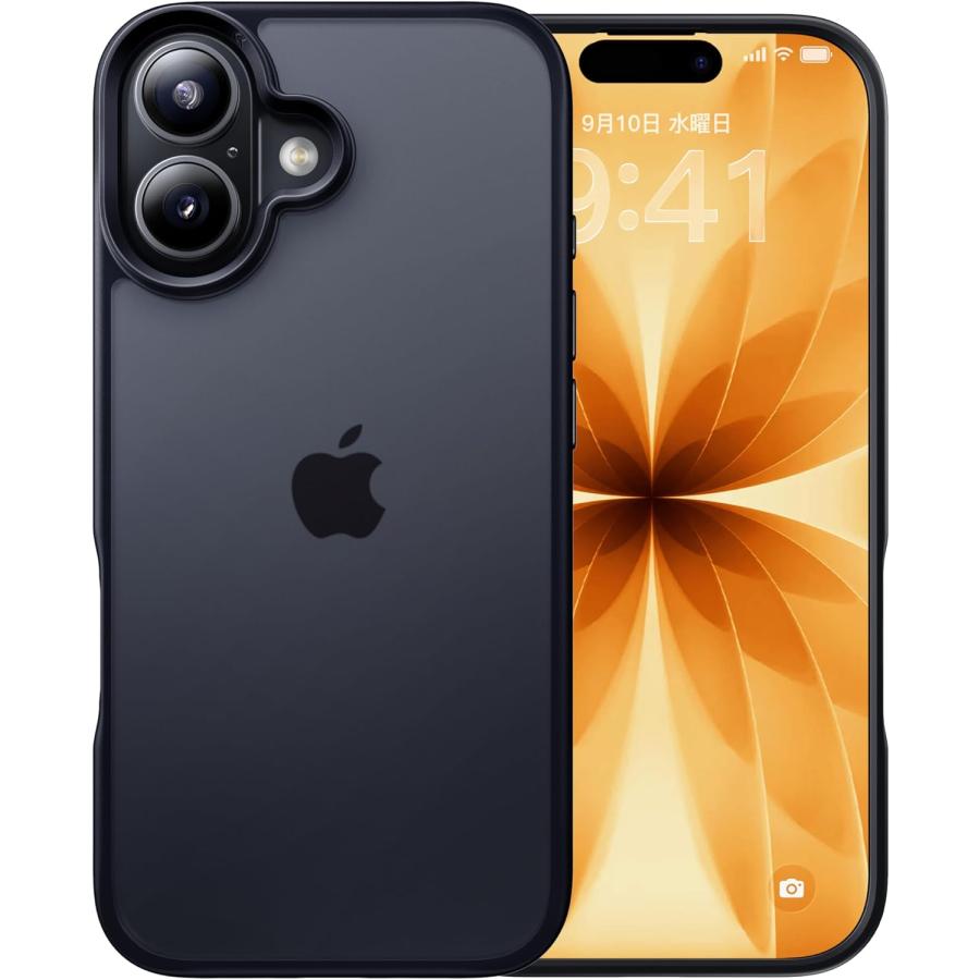 iPhone 128GB SIMフリー　NOMAD・CASEKOOケース付き 米軍MIL規格・指紋防止】CASEKOO iPhone 17 用 ケース 耐衝撃 滑り止め