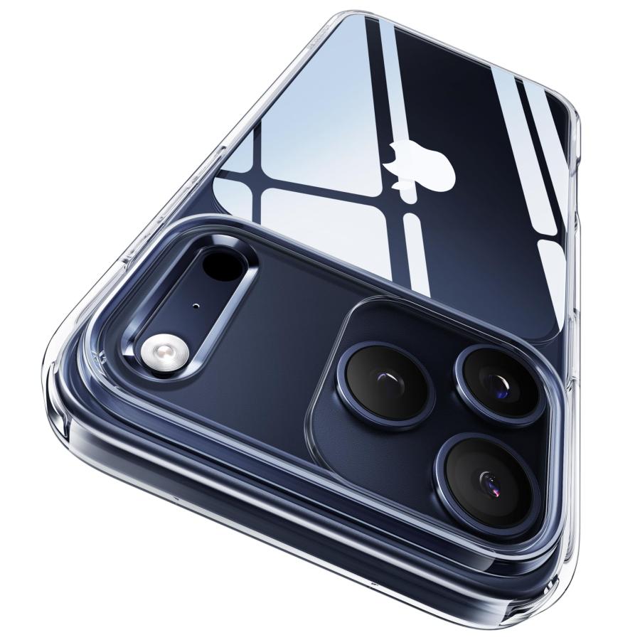 極々透明感・2025年革新耐黄変技術】CASEKOO iPhone 17 Pro 用