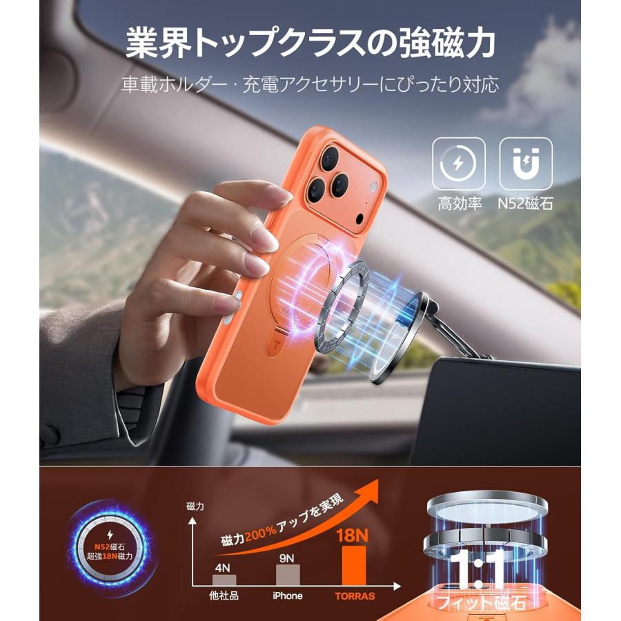 スタンド入門モデル・初心者向け】TORRAS iPhone 17 Pro ケース