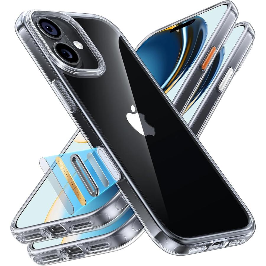 TORRAS For iPhone 17 ケース 【極上透明・黄変防止】 指紋防止 透明 3