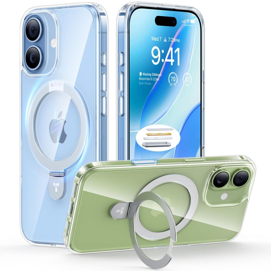 TORRAS iPhone 17 用 ケース【11年の匠心設計・3in1多機能スタンド