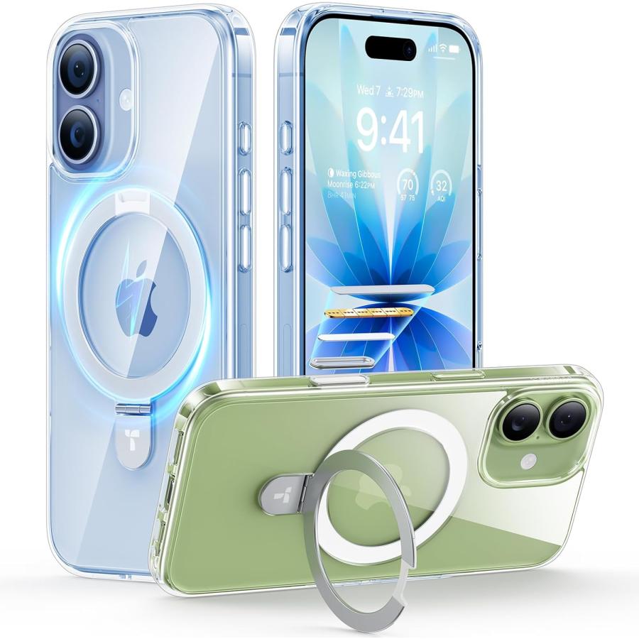 TORRAS iPhone 17 用 ケース【11年の匠心設計・3in1多機能スタンド