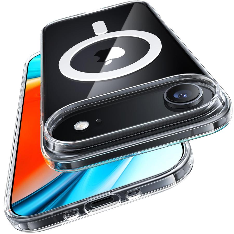 TORRAS iPhone Air 用 ケース クリア Magsafe対応 【端末超え50％磁力