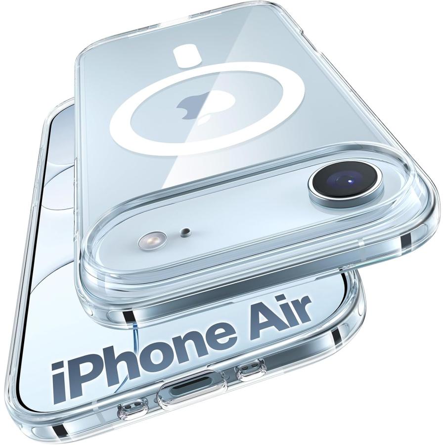TORRAS iPhone Air 用 ケース クリア Magsafe対応 【端末超え50％磁力