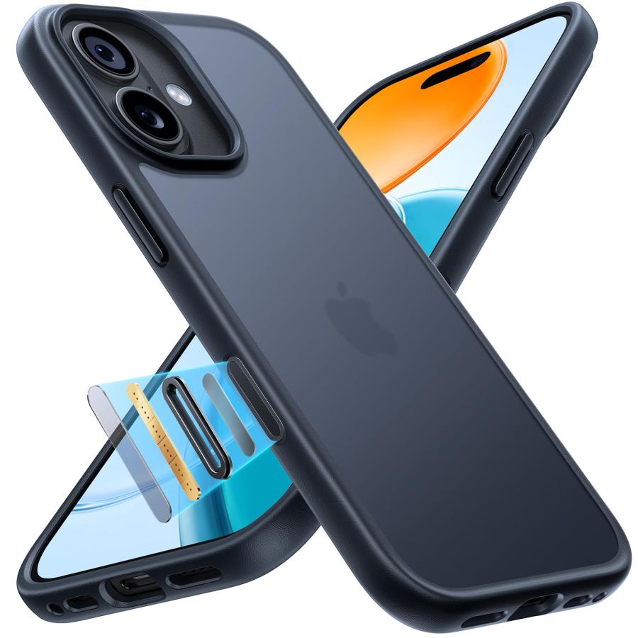 米軍進化保護・マット半透明】 TORRAS iPhone 17 用 ケース 指紋防止