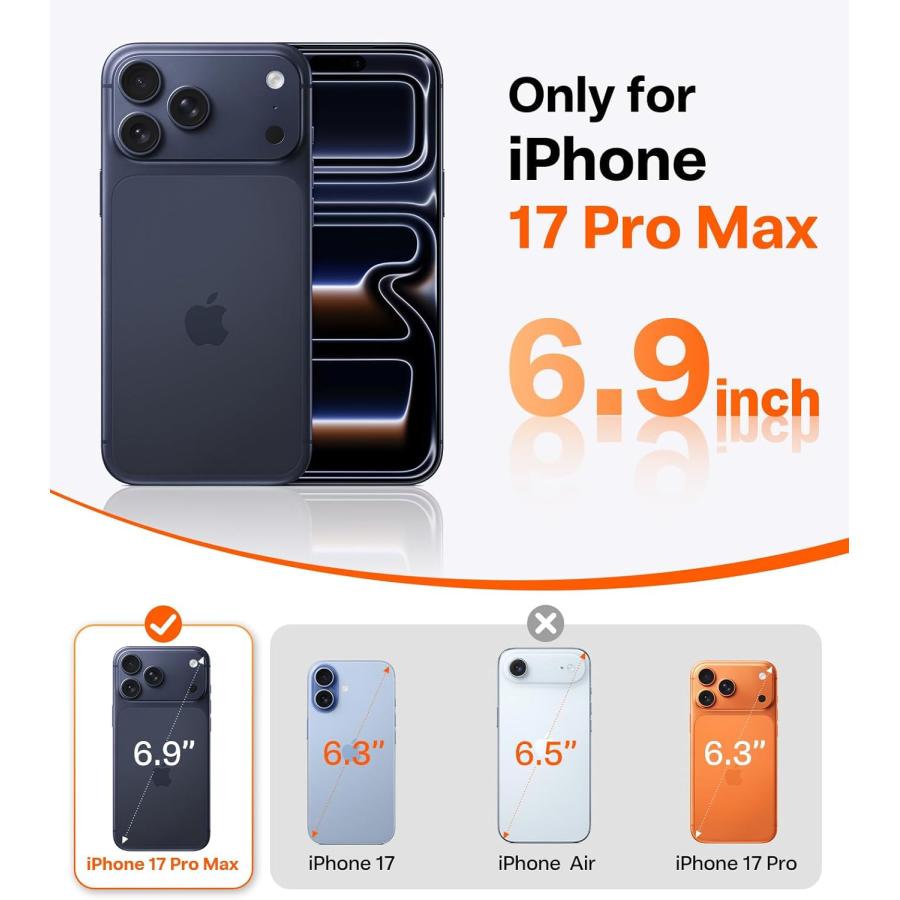 TORRAS For iPhone 17 Pro Max ケース 【極上透明・黄変防止】 指紋