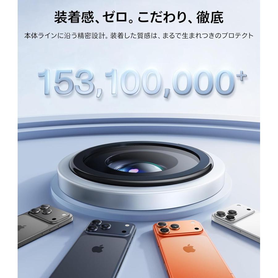 TORRAS For iPhone 17 Pro / Max 用 カメラ保護 【撮影もデザイン