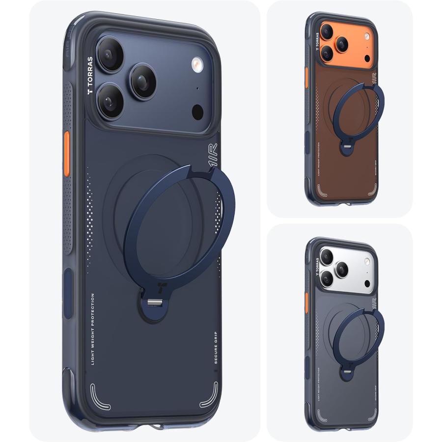 TORRAS iPhone 17 Pro Max 6.9 インチ 用 ケース【エアバッグ 超強保護