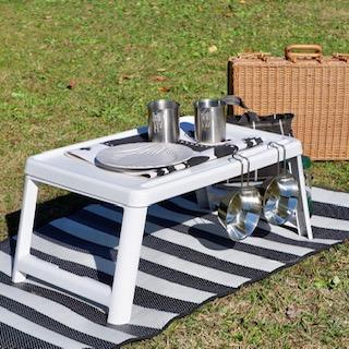 日東 COLLEND ミニマルチテーブル 折りたたみ式 勉強やデスクワークに