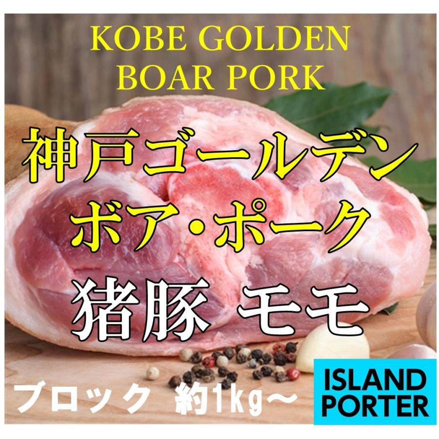 神戸ゴールデンボアポーク 猪豚 モモ ブロック 約1kg Www Thecharlienoble Com