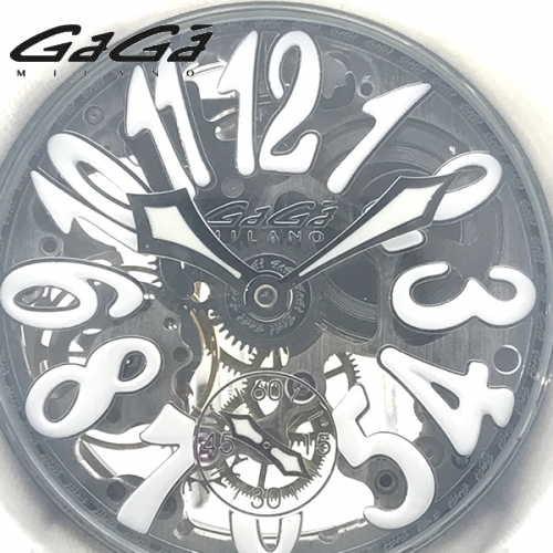 ガガミラノ マヌアーレ スケルトン 48mm GaGa MILANO 腕時計 メンズ 時計 5310.01 正規品｜islandtribe｜02