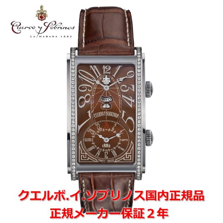 クエルボ・イ・ソブリノス プロミネンテ 自動巻き 1124 メンズ 腕時計 美品 クエルボ・イ・ソブリノス（CUERVO Y SOBRINOS） メンズ 腕時計