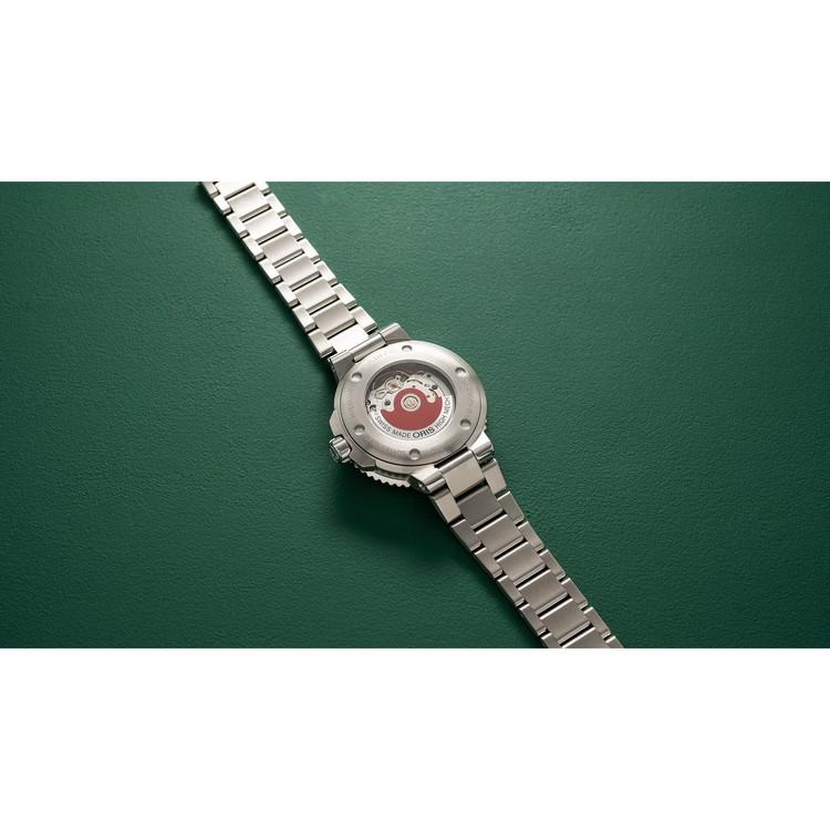 オリス X ブレスネット 腕時計 アクイスデイト 36.5mm レディース ORIS 自動巻 01 733 7730 4137-07 8 24 05PEB 正規品｜islandtribe｜07