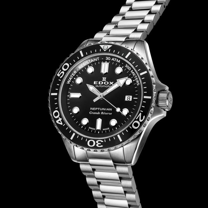 オーバーホール無料チケット配布中 エドックス ネプチュニアン グランデ リザーブ デイト オートマティック 42mm メンズ 腕時計 国内正規品 | EDOX | 01