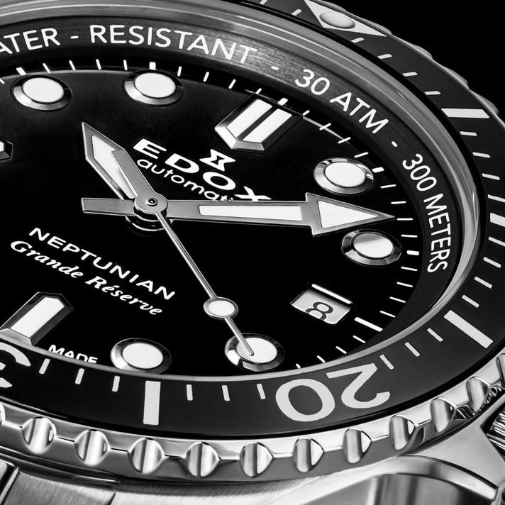 オーバーホール無料チケット配布中 エドックス ネプチュニアン グランデ リザーブ デイト オートマティック 42mm メンズ 腕時計 国内正規品 | EDOX | 02