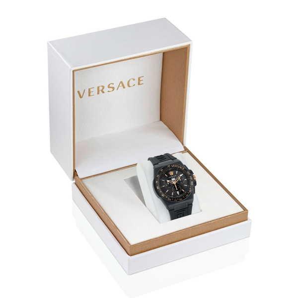 国内正規品 ヴェルサーチェ ベルサーチ VERSACE メンズ レディース 腕時計 グレカ エクストリーム クロノ 45mm VE7H00323