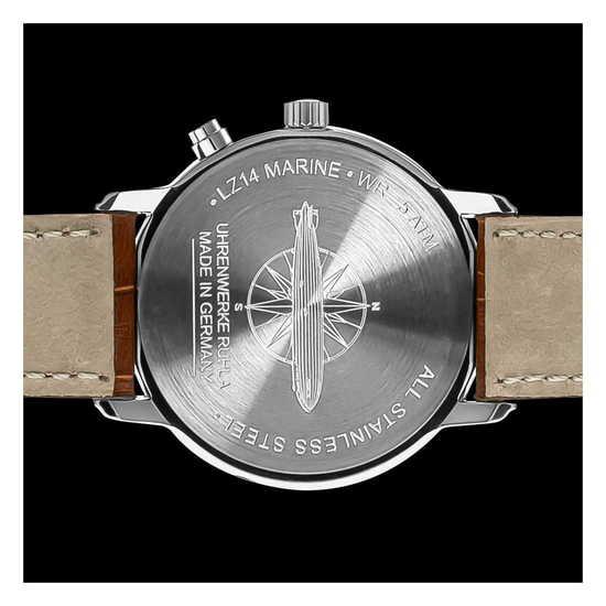 日本限定モデル ツェッペリン メンズ 腕時計 マリーネ ムーンフェイズ 8637-1 正規品｜islandtribe｜05
