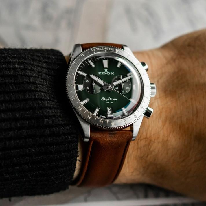 EDOX（エドックス） スペアベルト付属 国内正規品 スカイダイバー 