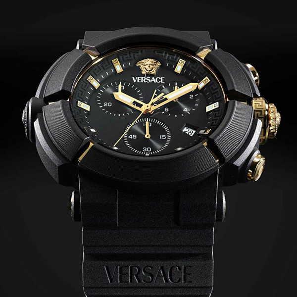 国内正規品 ヴェルサーチェ ベルサーチ VERSACE メンズ レディース 腕時計 リアルアクティブクロノ VE0L00125の画像