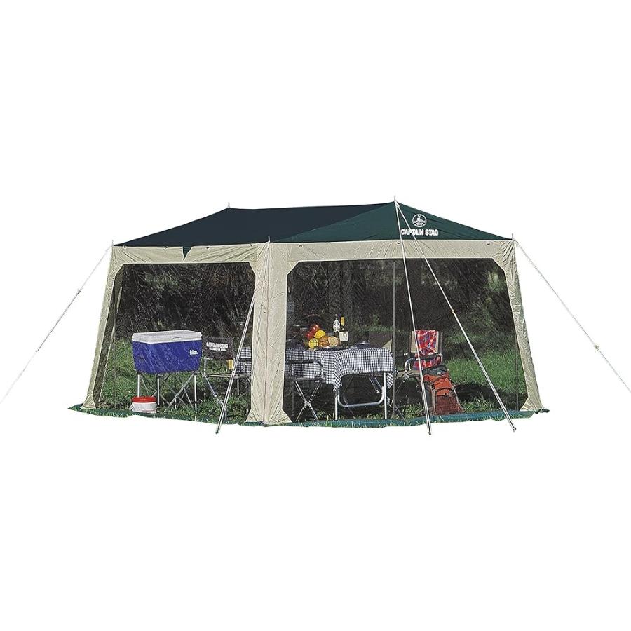 キャプテンスタッグ プレーナメッシュタープセット 4〜5人用