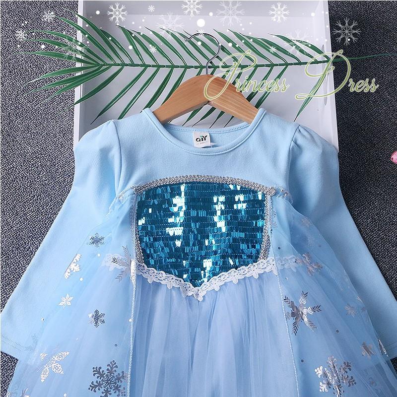エルサ ドレス 子供 お姫様 アナ エルサ 風 プリンセスドレス 子供 ドレス 長袖 プリンセス 雪の女王 風 雪 風 ドレス フローズン ワンピース コスプレ お得 8点 G180 意創ハッピークラウドヤフー店 通販 Yahoo ショッピング