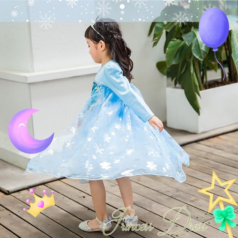 エルサ ドレス 子供 お姫様 アナ エルサ 風 プリンセスドレス 子供 ドレス 長袖 プリンセス 雪の女王 風 雪 風 ドレス フローズン ワンピース コスプレ お得 8点 G180 意創ハッピークラウドヤフー店 通販 Yahoo ショッピング