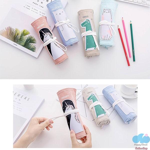 筆箱 ペンケース 綿麻 大容量 文房具 おしゃれ ユニコーン シロクマ 女の子 男の子 通学 通勤 キッズ 子供 オフィス 大学 高校生 中学生 かっこいい カワイイ X127 意創ハッピークラウドヤフー店 通販 Yahoo ショッピング