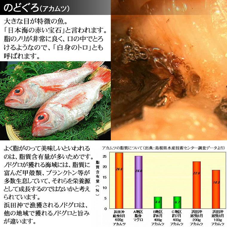 遅れてごめんね母の日ギフト 赤プリ花付 のどぐろ  干物 西京漬け詰め合わせ｜isomaru2005｜04