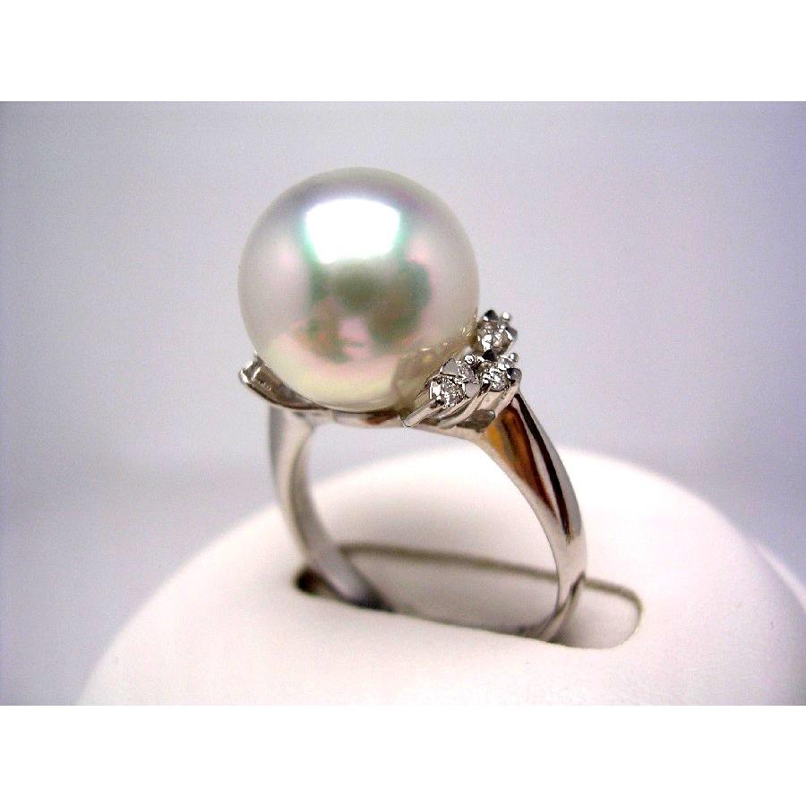 真珠 リング パール WhiteLip花珠 白蝶真珠 真珠リング パールリング  