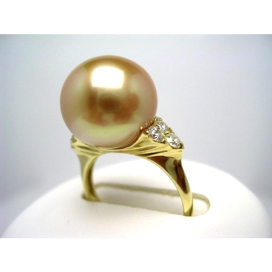 真珠 リング パール GoldLip花珠 白蝶真珠 真珠リング パールリング 