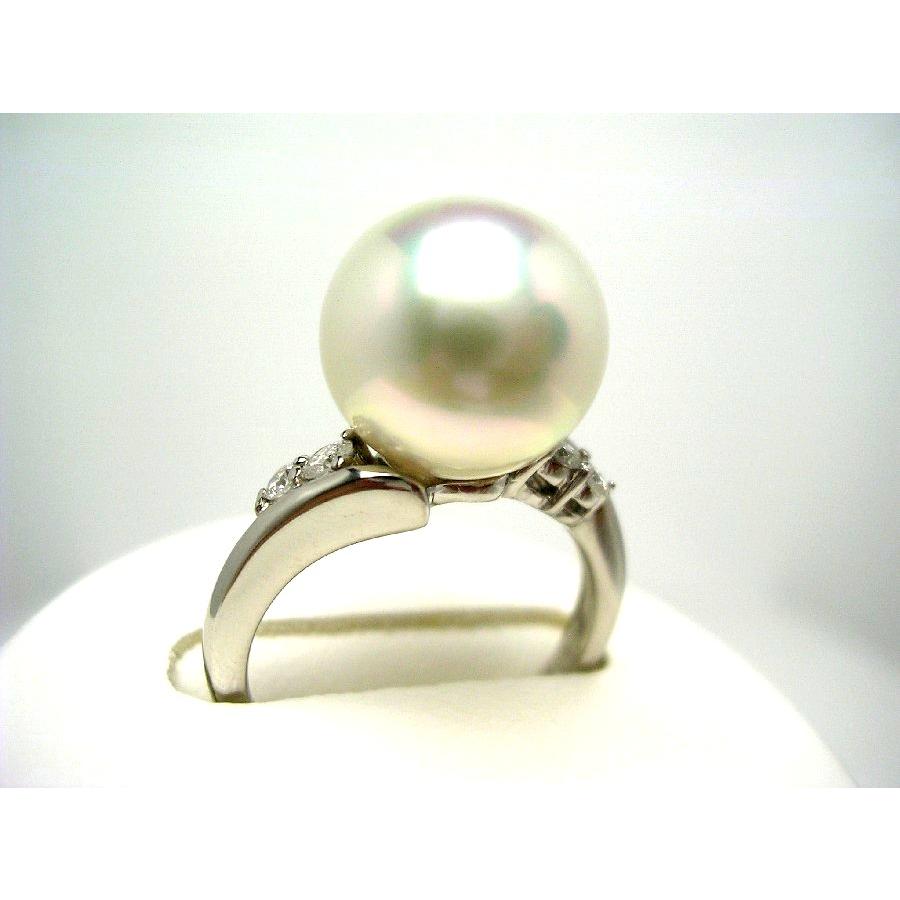 真珠 リング パール WhiteLip花珠 白蝶真珠 真珠リング パールリング  