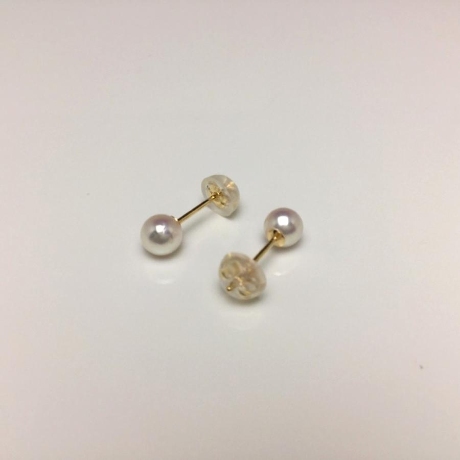 真珠 ピアス パール アコヤ真珠 スタッド 真珠ピアス パールピアス 4.0 