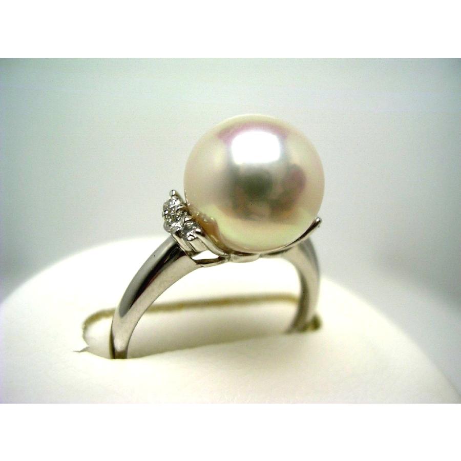 ジュエリー アコヤオーロラパール リング リング・指輪（真珠 リング  